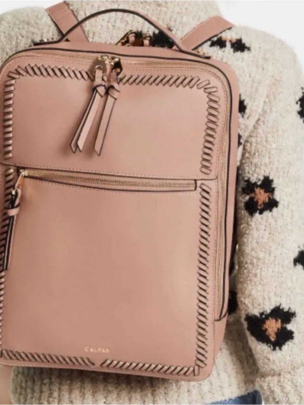 Calpak Kaya 15” Backpack in Blush NWT